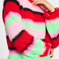 POM Amsterdam Pullovers TRUI - Brushed Stripes Green