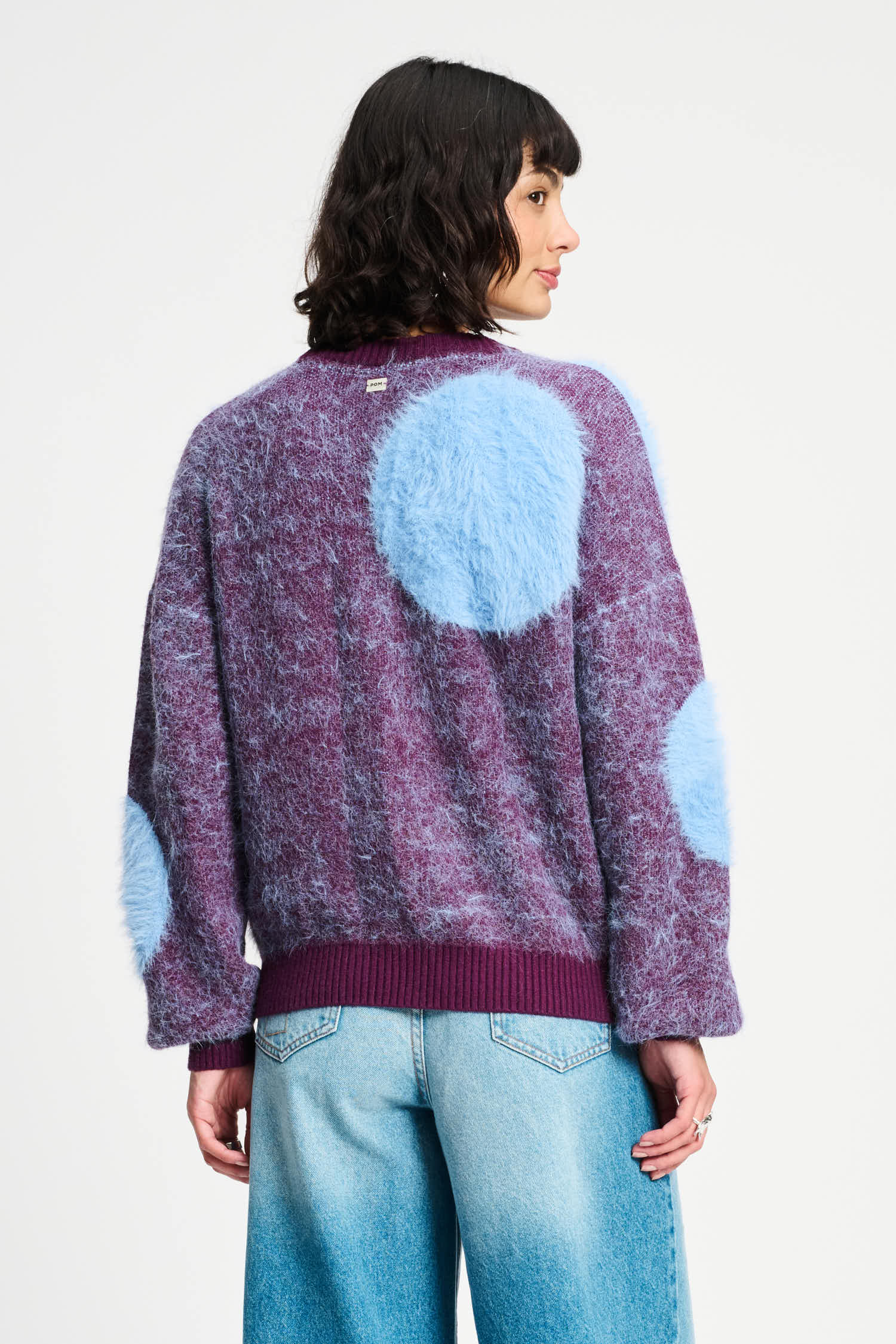 POM Amsterdam Pullovers TRUI - Dots Plum
