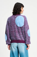 POM Amsterdam Pullovers TRUI - Dots Plum