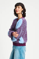 POM Amsterdam Pullovers TRUI - Dots Plum