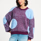 POM Amsterdam Pullovers TRUI - Dots Plum