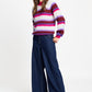 POM Amsterdam Pullovers TRUI - Faye Striped Red