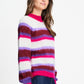 POM Amsterdam Pullovers TRUI - Faye Striped Red