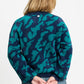 POM Amsterdam Pullovers TRUI - Frida Animal Teal Green