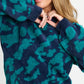 POM Amsterdam Pullovers TRUI - Frida Animal Teal Green