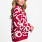 POM Amsterdam Pullovers TRUI - Frida Bow Burgundy Red