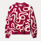 POM Amsterdam Pullovers TRUI - Frida Bow Burgundy Red
