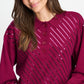 POM Amsterdam Pullovers TRUI - Hailey Burgundy Red