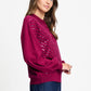 POM Amsterdam Pullovers TRUI - Hailey Burgundy Red