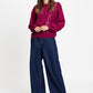 POM Amsterdam Pullovers TRUI - Hailey Burgundy Red