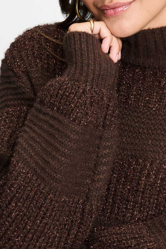 POM Amsterdam Pullovers TRUI - Kate Chocolate Brown