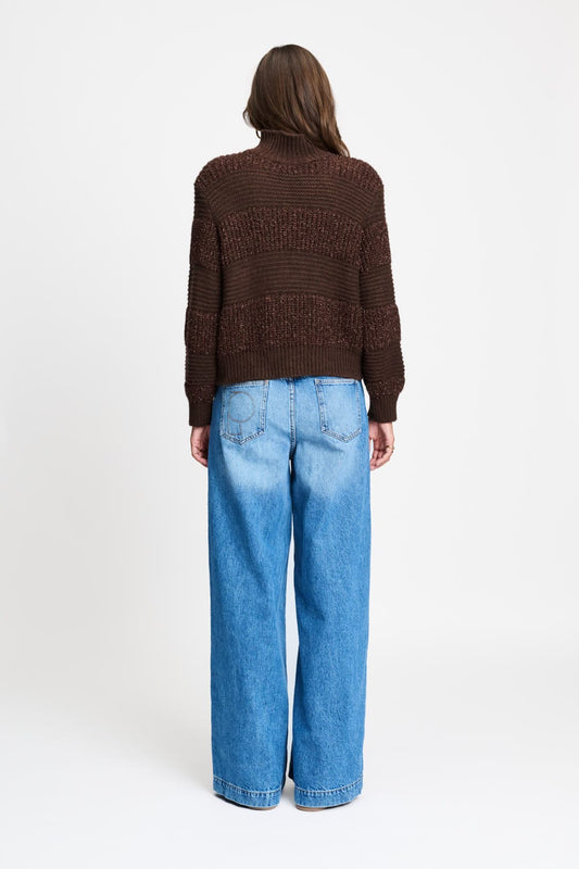 POM Amsterdam Pullovers TRUI - Kate Chocolate Brown