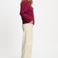 POM Amsterdam Pullovers TRUI - Marley Burgundy Red