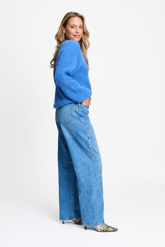 POM Amsterdam Pullovers TRUI - Marley Sapphire Blue
