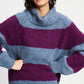 POM Amsterdam Pullovers TRUI - Plum Stripes