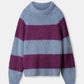 POM Amsterdam Pullovers TRUI - Plum Stripes