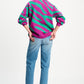 POM Amsterdam Pullovers TRUI - Polo Animal Purple