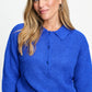 POM Amsterdam Pullovers TRUI - Puck Cobalt Blue
