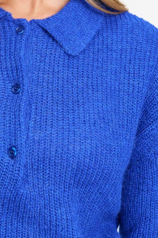 POM Amsterdam Pullovers TRUI - Puck Cobalt Blue