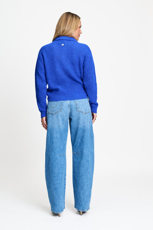 POM Amsterdam Pullovers TRUI - Puck Cobalt Blue