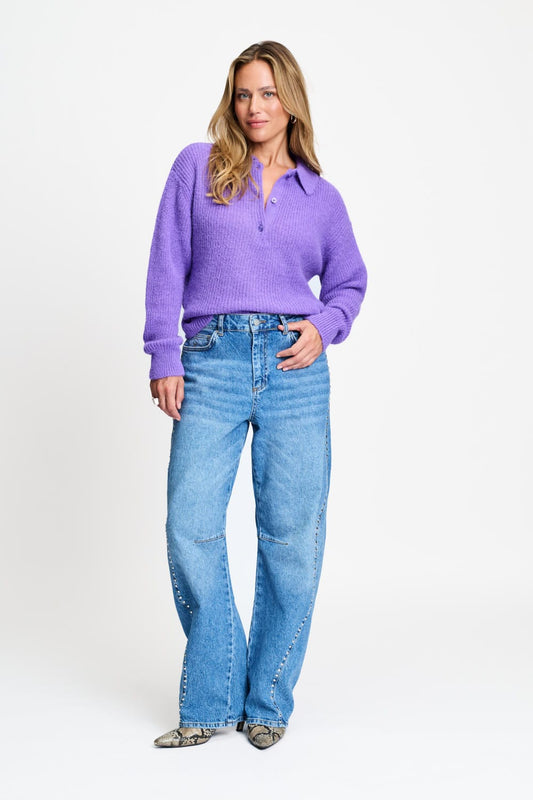 POM Amsterdam Pullovers TRUI - Puck Lavender