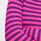 POM Amsterdam Pullovers TRUI - Riley Striped Pink Purple