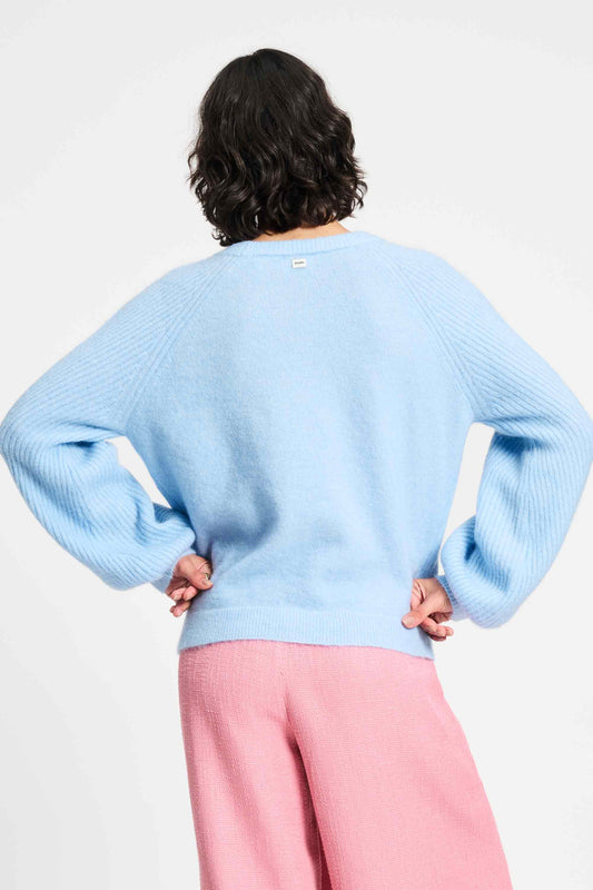 POM Amsterdam Pullovers TRUI - Sky Blue