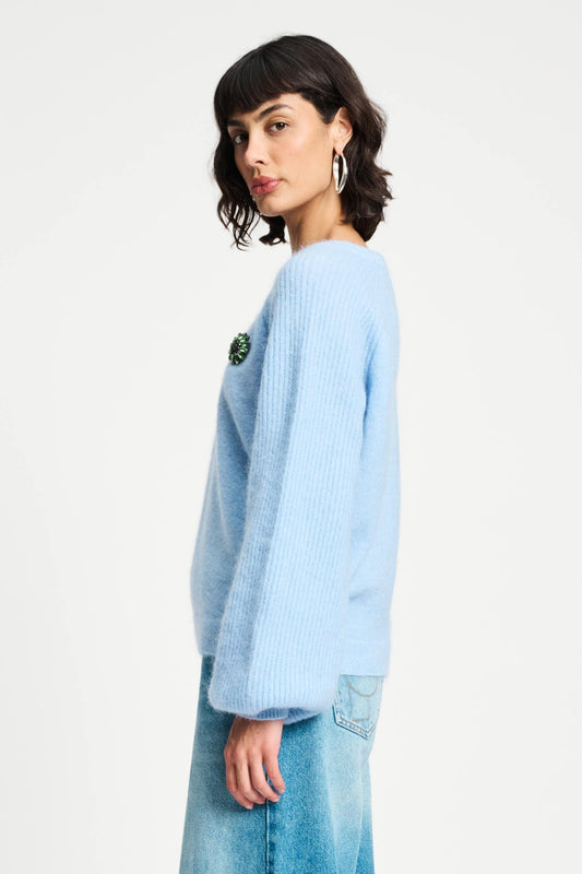 POM Amsterdam Pullovers TRUI - Sky Blue