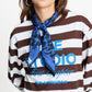 POM Amsterdam Scarves Blue / OS SJAAL - Maya Check Blue