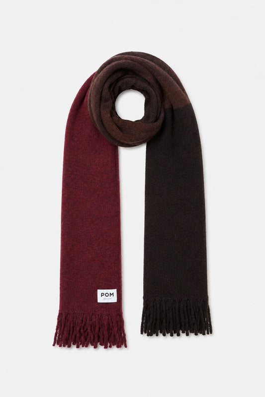 POM Amsterdam Scarves Brown / OS SJAAL - Vera Chocolate Brown