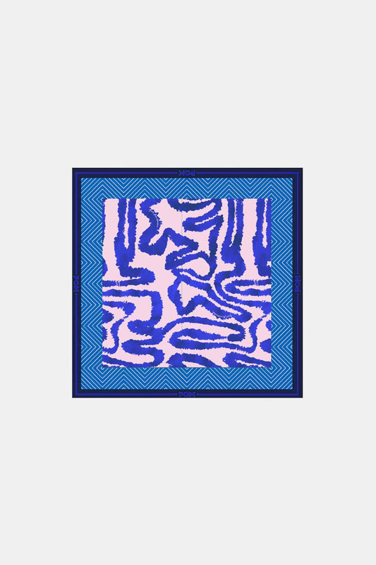 POM Amsterdam Scarves Multi colour / OS SJAAL - Waves Pink