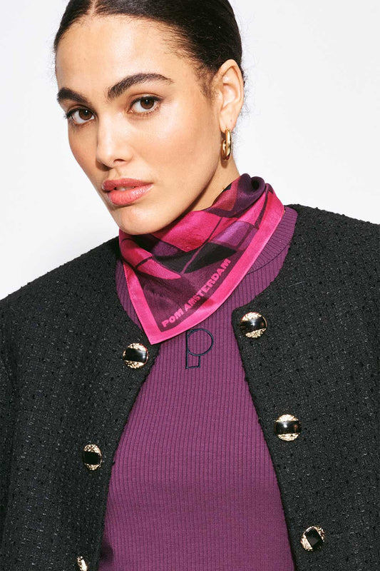 POM Amsterdam Scarves Pink / OS SJAAL - Maud The Grand Finale