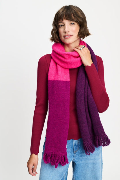 POM Amsterdam Scarves Pink / OS SJAAL - Vera Ultra Pink