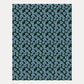 POM Amsterdam Shawls Blue / OS SJAAL - Wild Flowers Blue