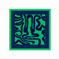 POM Amsterdam Shawls Green / OS SHAWL - Waves Green Petite