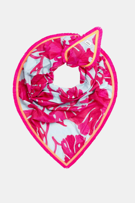 POM Amsterdam Shawls Multi colour / OS SHAWL - Hero Urban Flora Blue