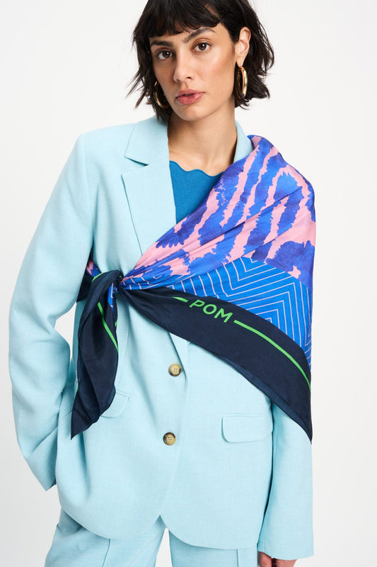 POM Amsterdam Shawls Multi colour / OS SHAWL - Waves Pink