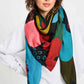 POM Amsterdam Shawls Multi colour / OS SJAAL - Autumn Garden