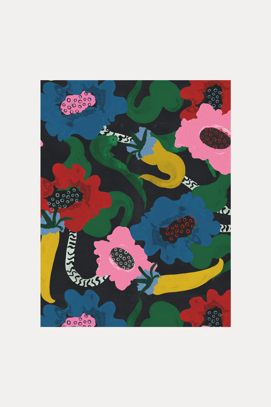 POM Amsterdam Shawls Multi colour / OS SJAAL - Autumn Garden