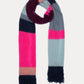 POM Amsterdam Shawls Multi colour / OS SJAAL - Brushed Stripes Blue