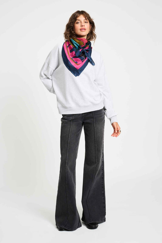 POM Amsterdam Shawls Pink / OS SJAAL - Croissant Romance