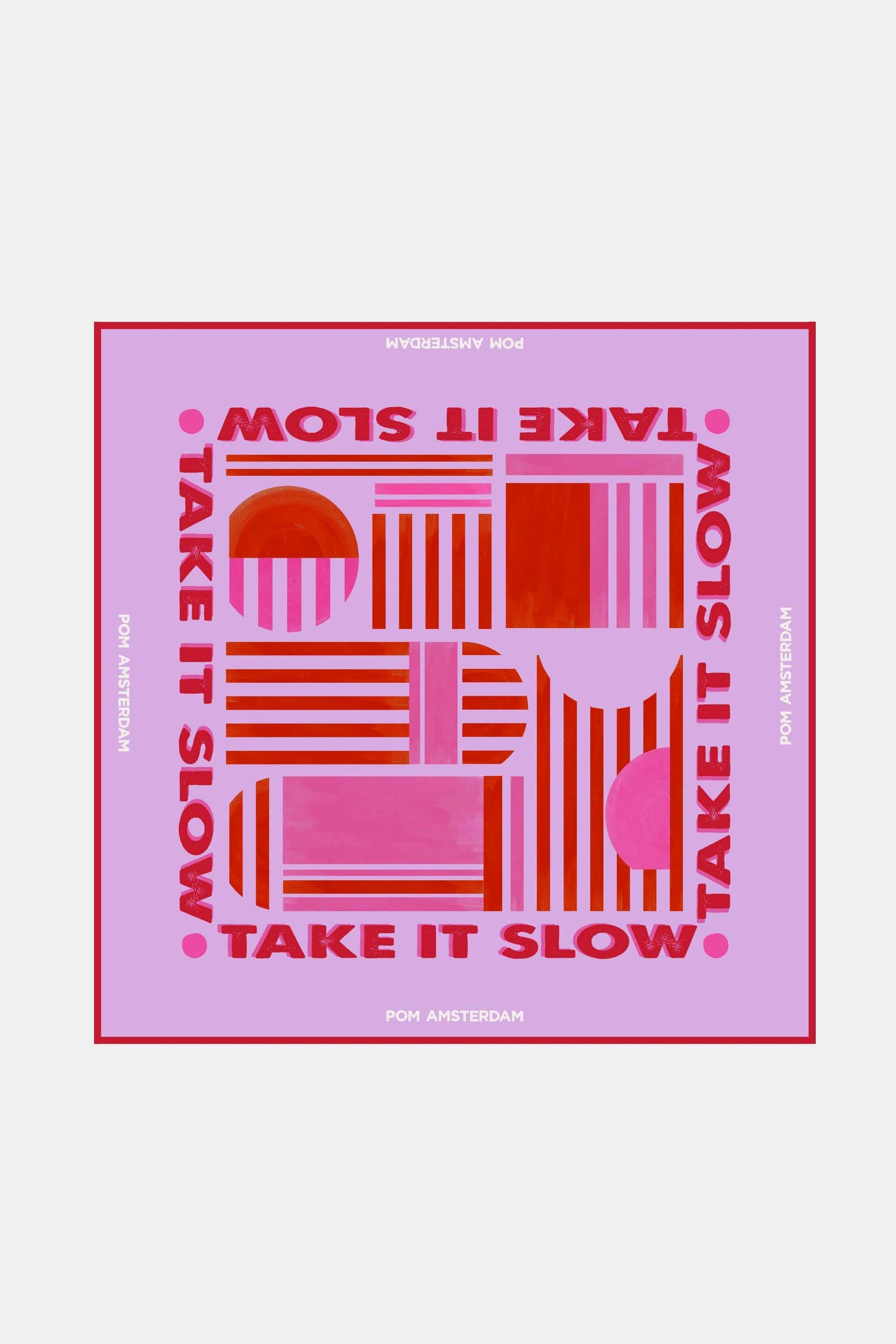 Paarse sjaal met rozerode details | Sundeck| POM Amsterdam | Officiële ...