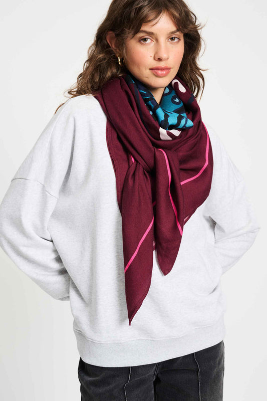 POM Amsterdam Shawls Purple / OS SJAAL - Le Diner