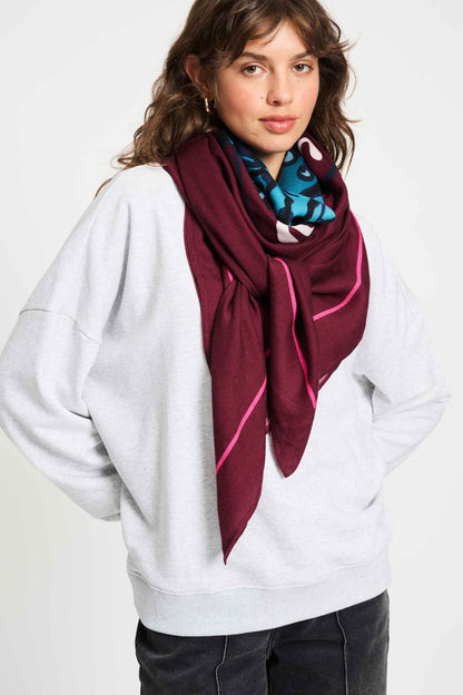 POM Amsterdam Shawls Purple / OS SJAAL - Le Diner