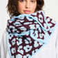 POM Amsterdam Shawls Purple / OS SJAAL - Leopard Plum