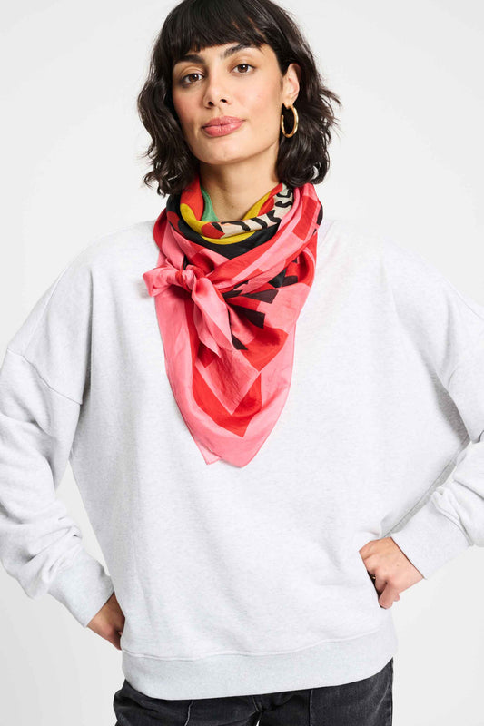 POM Amsterdam Shawls Red / OS SJAAL - POM'S Menu