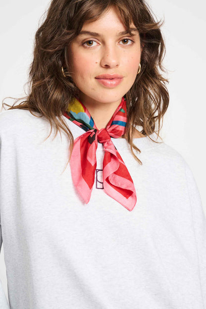 POM Amsterdam Shawls Red / OS SJAAL - POM'S Menu Small