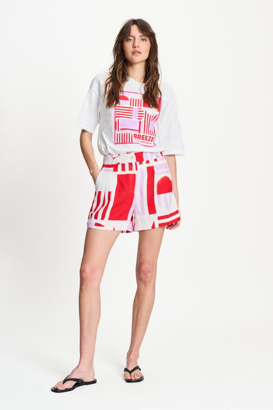POM Amsterdam Shorts Multi colour / 34 SHORT - Sundeck Linen