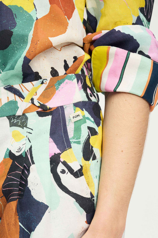 POM Amsterdam Shorts SHORT - Paradise Linen