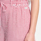 POM Amsterdam Shorts SHORT - Seersucker Red White